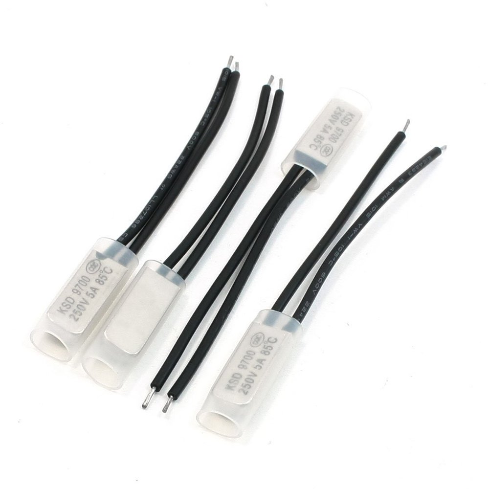 uxcell 4 x Temperature Switch Thermostat Circuit Protector 250V 5A 85C NC