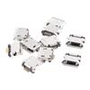 uxcell 10 Pcs Micro USB Type B Female Socket 180 Degree 5-Pin SMT Soldering Jack view 1