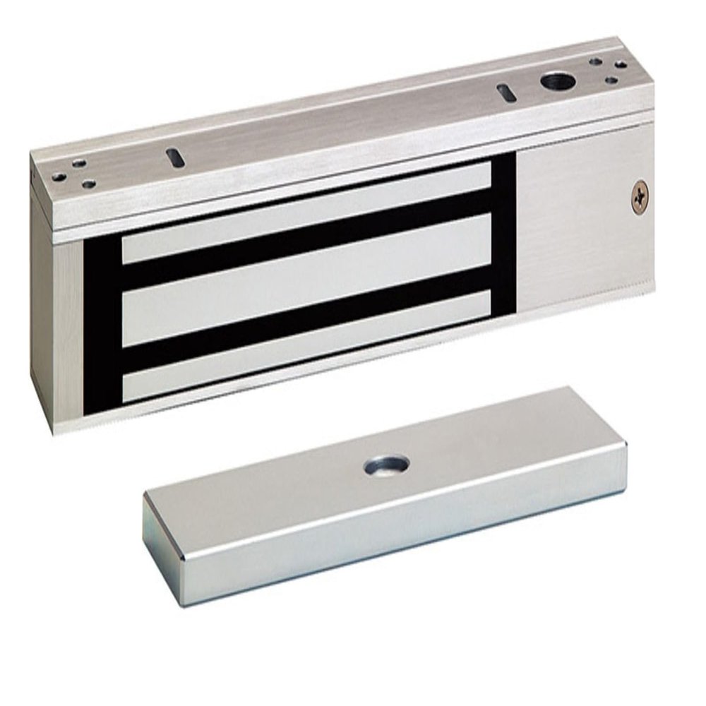 SDC E600 Excel Electromagnetic Lock with LED and Door/Locked Sensor, 600 lbs Holding Force (Pack of 1)
