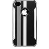 Premium Hard Shell Black Case Cover for Apple iPhone 4 / 4S Black& White ---Free Stylus Pen,2 Screen Protectors,Microfiber Cloth and Application Card Included!!! view 2