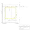 19 Inch LCD Steal Flat Metal Bezel Kit (Upright) view 2