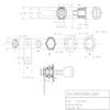 RetroArcade.us Arcade Pinbal Game Coin Door Lock, 22mm, S Shape Flat Key, 1 Lock and 1 Key view 2