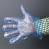 Daxwell Poly Gloves, Easy-Fit Food Prep Gloves, Header Gloves, One Size Fits All, Blue, With Wall Mount, F10003538 (Case of 1,000, 20 Cards of 50) view 3