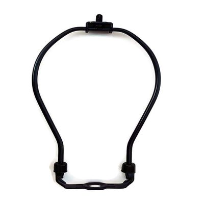 Urbanest 8" Heavy Duty Harp Fitter For Lamp Shades with Saddle, Black Nickel