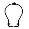Urbanest 8" Heavy Duty Harp Fitter For Lamp Shades with Saddle, Black Nickel view 1