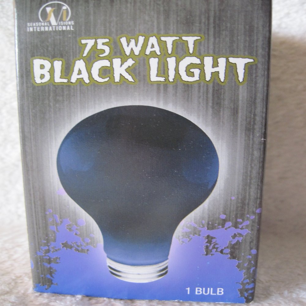 75 Watt Halloween Black Light Bulb by Seasonal Visions International