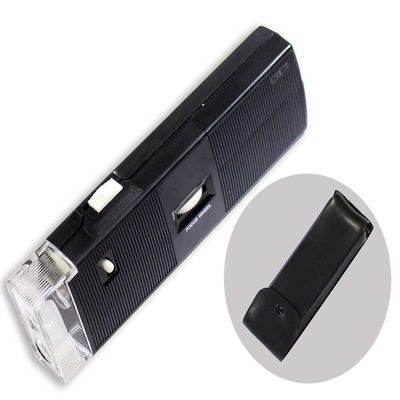 Lumagny 50x Illuminated Pocket Microscope | Ultra-Bright LED | Compact 142 x 40 x 9mm Design | Protective PVC Pouch Included
