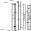 Prime-Line U 11026 Jamb Repair and Reinforcement Kit, 59-1/2 In. Installed, Steel Construction, White (1 Kit) view 3