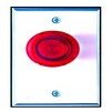 Camden Door Controls - CM-3000/R - Camden Illuminated Mushroom Pushbutton - Single Gang - Red - Cast Aluminum - for
