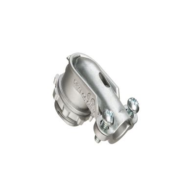 ARLINGTON Industries 852 90 Degree 2 Screw Flex Connector for Aluminum and Steel Flex, 90 CONNECTORS, Silver, Trade Size 3/4 INCH, ZINC DIE-CAST