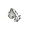 ARLINGTON Industries 852 90 Degree 2 Screw Flex Connector for Aluminum and Steel Flex, 90 CONNECTORS, Silver, Trade Size 3/4 INCH, ZINC DIE-CAST view 1