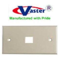 2 Pcs/Pack, 1 Port Ivory Keystone Wall Plates