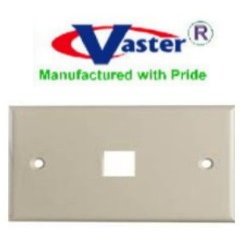 2 Pcs/Pack, 1 Port Ivory Keystone Wall Plates