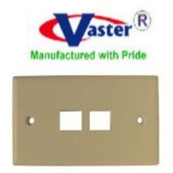 2 Pcs / Pack, 2 Port IVORY Keystone Wall Plates