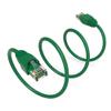 FireFold Cat6A Ethernet Patch Cable 500MHZ 10GBPS High-Speed Internet Cable LAN Wire for Computer Networks 25ft Green view 3