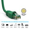 FireFold Cat6A Ethernet Patch Cable 500MHZ 10GBPS High-Speed Internet Cable LAN Wire for Computer Networks 25ft Green view 4
