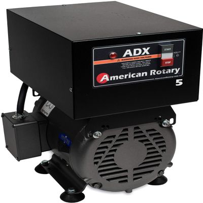 American Rotary Phase Converter 5 HP 1 to 3 Phase - CNC Extreme Duty ADX5F| Can Start up to a 2.5Hp / 7 Amp 208-240v Load