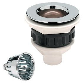 Straight Sink Drain - Model SW-6 - 1"ID, 2-7/8" Flange, 2" Cut Out