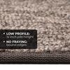 House, Home and More Set of 12 Skid-Resistant Carpet Stair Treads - Pebble Gray - 8 Inches X 27 Inches view 4