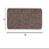 House, Home and More Set of 12 Skid-Resistant Carpet Stair Treads - Pebble Gray - 8 Inches X 30 Inches view 3