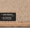 House, Home and More Set of 12 Skid-Resistant Carpet Stair Treads - Pebble Beige - 8 Inches X 27 Inches view 3