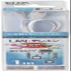 ELPA TEW-F010 TELLAN Multi-Purpose Flat CAT6 Compliant, 8 Poles, 8 Cores, 3.3 ft (1 m), LAN Cable, Telephone Wire, 2-in-1 LAN/Telephone view 1