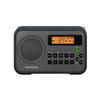Sangean PR-D18BK AM/FM/Portable Digital Radio with Protective Bumper (Gray/Black) Black/ Grey view 1