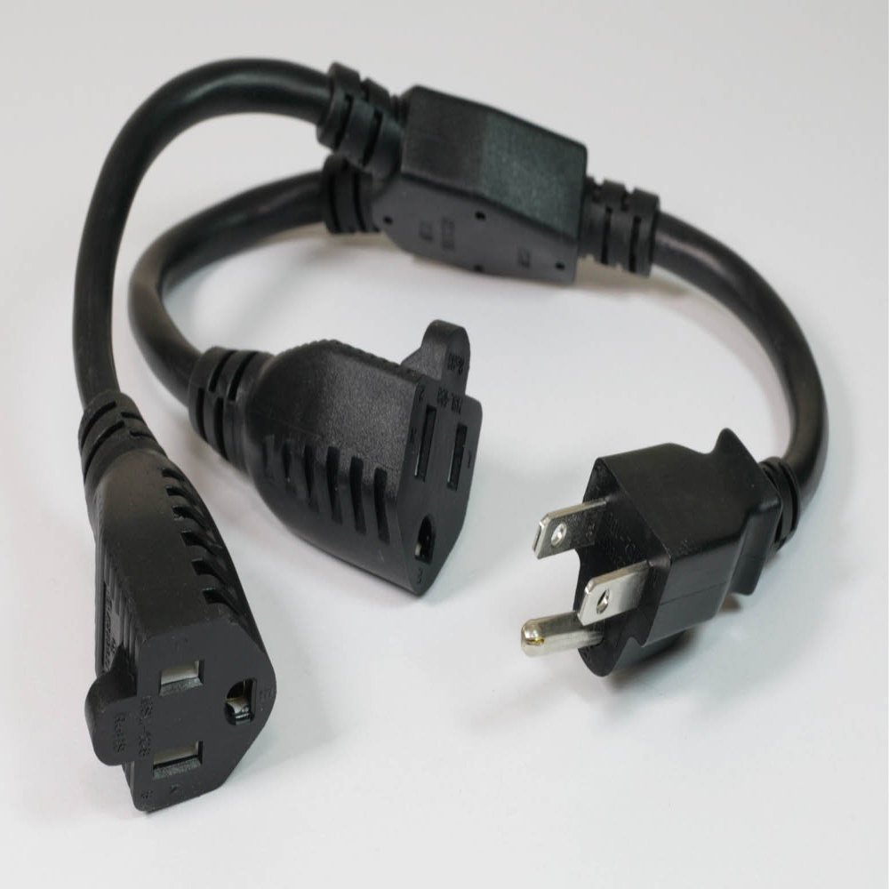 PCCables.com Y-Splitter Power 16 Awg