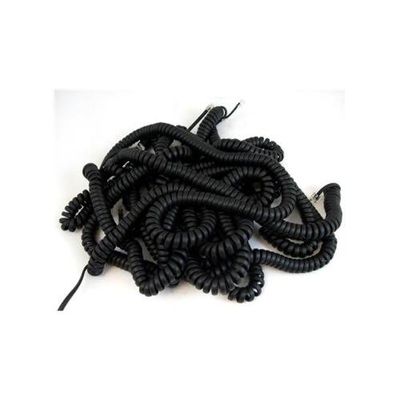 25ft. Handset Cords - Black, 5PK