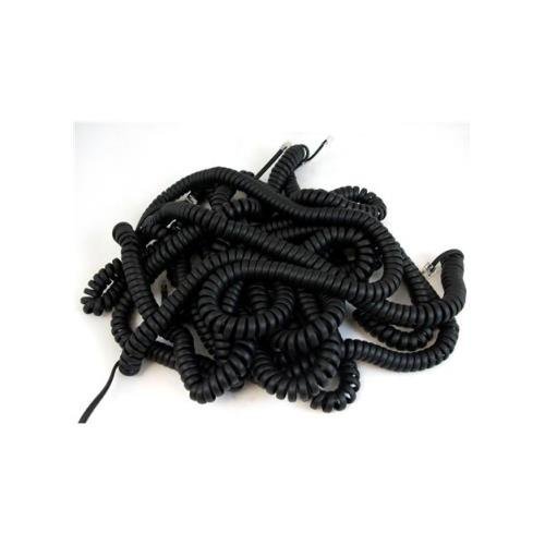 25ft. Handset Cords - Black, 5PK