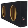 Rockville RDSM10 Dual 10" 0.56 Cu Ft Sealed Car Subwoofer Enclosure Box, Shallow Mount, USA-Made MDF, Precision-Cut, for Compact Car Audio Systems view 4