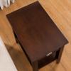 Leick Home Laurent End Table, 16", Chocolate Cherry view 2