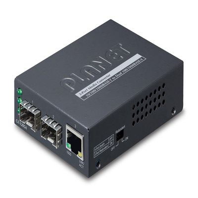 Planet 1-Port 10/100/1000Base-T 2-P Gigabit SFP Switch/Redund, GT-1205A (2-P Gigabit SFP Switch/Redund Media Converter)