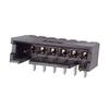 AMP 102203-3 Right Angle Hooded 6-Pin 1-Row Header New Lot Quantity-25 view 1
