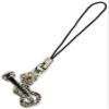 Charm, Zipper Pull Rhinestone Charm - Guitar view 2