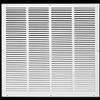 HVAC Premium 24" x 18" Return Air Grille - Sidewall and Ceiling - HVAC Vent Duct Cover Diffuser - [White] [Outer Dimensions: 25.75"w X 19.75"h] view 1