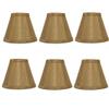 Upgradelights Bronze Silk 5 Inch Empire Clip On Chandelier Lamp Shades (Set of six shades) 2.5x5x4.25 view 1