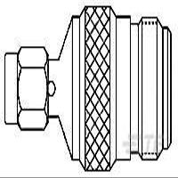 1058664-1, HI-Frequency ''N'' (18 GHz) Jack to ''SMA'' Plug Adapter (3682-2241-00) (1 Items)