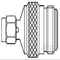1058664-1, HI-Frequency ''N'' (18 GHz) Jack to ''SMA'' Plug Adapter (3682-2241-00) (1 Items)