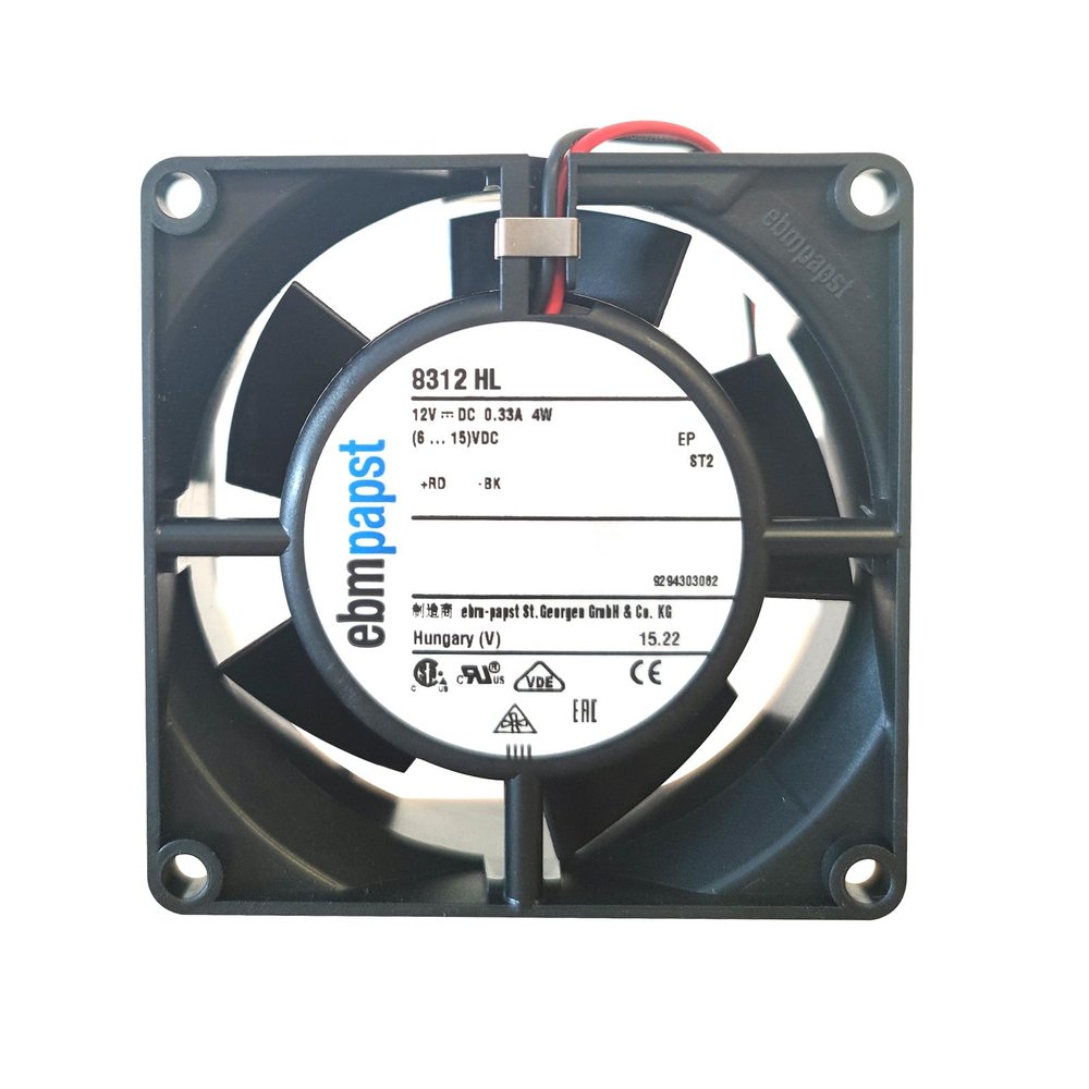8312HL Ebm Papst Fan 12VDC 333mA 4W 80 * 80 * 32MM Axial Cooling Fan