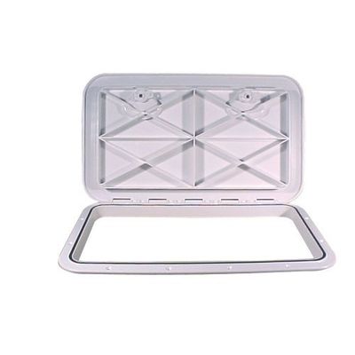 BECKSON MARINE HT1424-W/Beckson 14x24 Flush Hatch Vertical or Horizontal - White