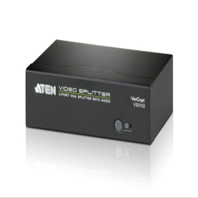 ATEN 2-Port VGA Splitter with Audio, VS0102-AT-G