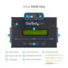 StarTech 1:1 2.5/3.5in SATA Duplicator Eraser, 14GB/min, Copier (SATDUP11) view 4