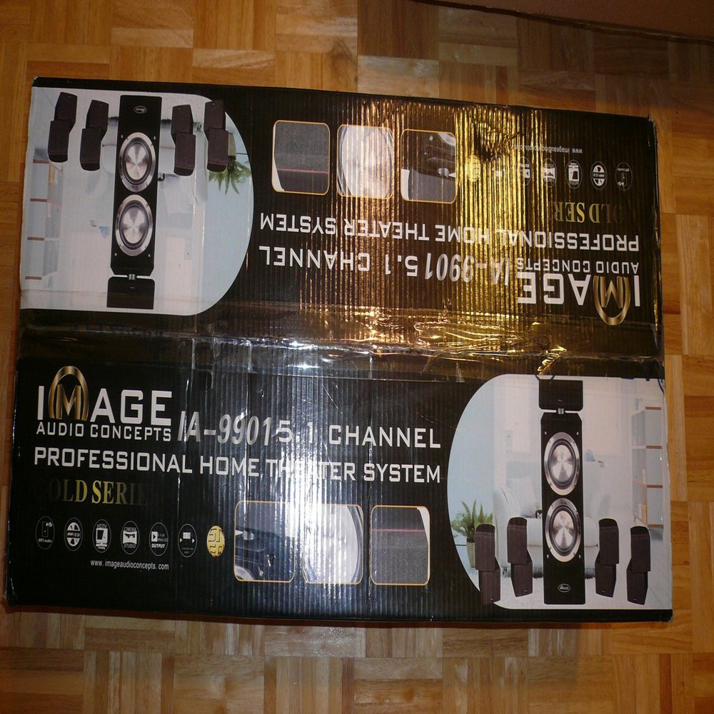 Image Audio Concepts Ia-9901 5.1 Professional Home Theater System Gold Series
