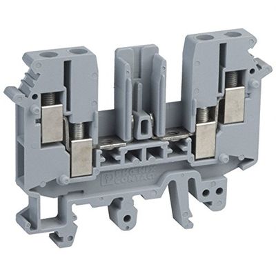 Phoenix Contact 2777014 Conn; Term Blk; 0.2 to 2.5 sq.mm.; 6.3 mm; 400 V; 16 A; 24-10 AWG; Gray