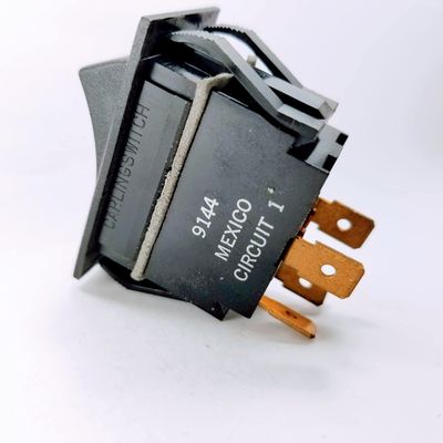 Carling DPDT One Side (On-On-Off) and One Side (On-Off-Off) Rocker Switch B-694