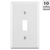 Leviton M24-88001-000 Swtchplt 10Pk Wh view 3