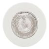 White recessed overhead halogen light view 1
