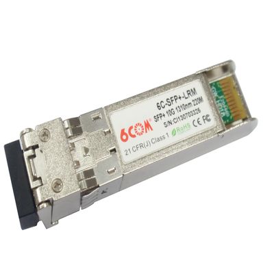 6COM 10G 220m Multi Mode Datacom SFP+ Transceiver, compatible with Brocade item number is 10G-SFPP-LRM