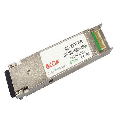 6COM 40km 1550nm XFP Transceiver , compatible Brocade item number is OC192-XFP-IR2